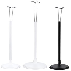 DECHOUS 3 Pcs Vertical Doll Stand Support for Dolls PVC Display Rack with Slip Base Easy Assembly for Collectibles and Dress Displays