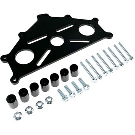 LLANNDER Billet Aluminum Engine Safe Stand Adapter Plate Compatible with Chevy Small/Big Block, LS & LT Engines BBC SBC 4.8L 5.3L 6.0L LS7 LQ4 LM7 L96 Heavy Duty Support Bracket