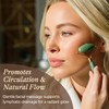 Jade Roller for Face - Smoothes Fine Lines & Wrinkles,