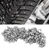 100Pcs Silver Car Tire Studs Anti Slip Stable Wear Proof