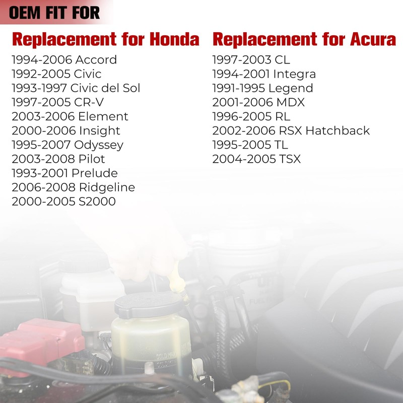 Radiator Cap for 1991-2024 Honda Acura MDX RSX TSX RDX