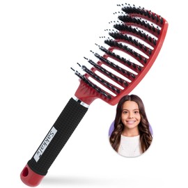 Detangling Hair Brush | Anti-Frizz for Women, Kids, All Hair Types - Afro, Drying, Long, Thick, Thin, Dry Brushes, Comb for Wavy Women, Boar Bristles for Wet Straightening and Detangling