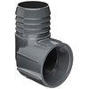 Spears 1407 Series PVC Tube Fitting, 90 Degree Elbow, Schedule
