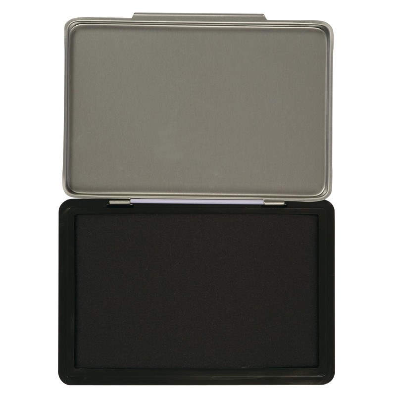 Q-Connect Large Stamp Pad Black KF15440