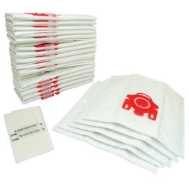 4YourHome Equivalent 20-Pack Microfiber Vacuum Bags Designed to Fit Miele FJM with 4 Filters