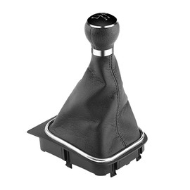 5 Speed Car Gear Shift Knob Gearstick Gaiter Boot Cover Kit for Golf 6 MK5 MK6 2005-2014