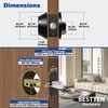 BESTTEN 3 Pack Keyed Alike Deadbolt, Single Cylinder Entry Door