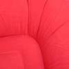Inflatable Lounge Chair Flocking PVC Portable Folding Blow Up Sofa
