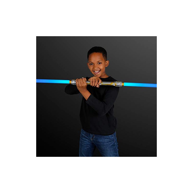 FlashingBlinkyLights Double-Sided LED Light Up Sword Saber with Blue LED
