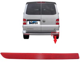 BIAREN Rear Bumper Reflector Light Lamp Lens Marker Right Side For Volkswagen VW T5 Transporter Multivan (2012-2016) 7E0945106A
