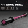 RITFIT Olympic Barbell 4ft/4.8ft/6ft - 2 Inch Weight Bar for