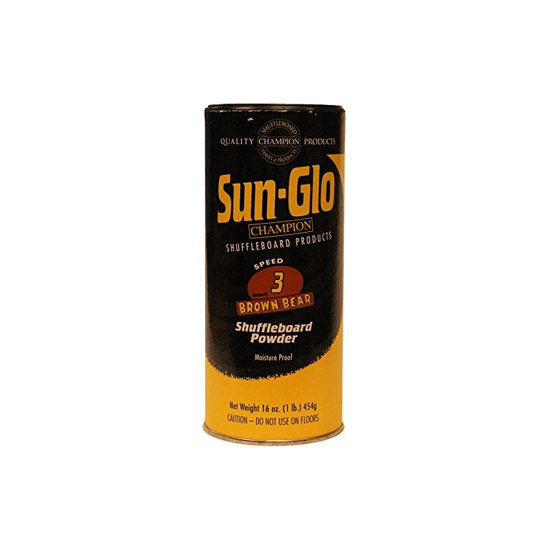 Sun-Glo #3 Speed Shuffleboard Powder Wax - 3 Pack by