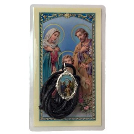 MEDAL SACRED FAMILY, MEDALLA  SAGRADA FAMILIA HOLY CARD FAVORS ESTAMPITA.