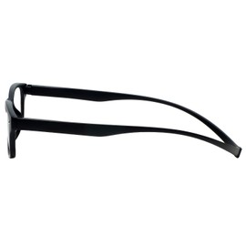 Magz Greenwich Classic Square Gafas de lectura +3.50 Negro Hombres/Mujeres One Power Readers Cuello Colgante Magnético Conexión Trasera