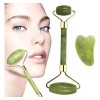 Kit Rodillo Y Piedra Gua Sha Masajeadora Anti-arrugas