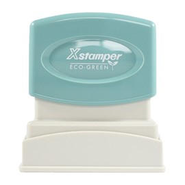 Imprint 360 1827 Xstamper Paid $ Pre Inked Laser Engraved Rubber Stamp, Impression Size 1/2" x 1-5/8", Green