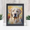 WUIVCTR Dog Art Paint by Numbers for Adults Beginner, Labrador