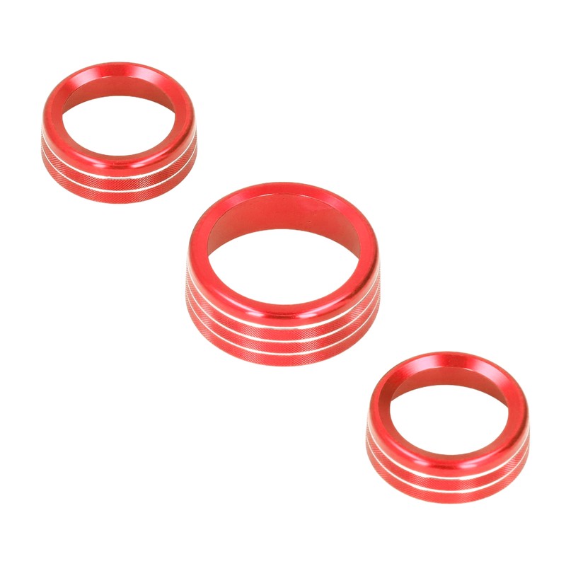 Air Conditioner Switch CD Button Knob Cover Trim Aluminium Alloy