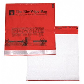 Bio-Wipe Bag 11-1/2 x 12 in, PK10