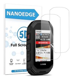 carinacoco 2 Pack Screen Protector for Garmin Edge MTB, Ultra Thin HD Clear Soft Toughness Premium Shatterproof Anti-Scratch No Bubbles Touch Sensitive EPU Film for Garmin Edge MTB