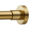 EBOATOP Shower Curtain Rod Tension- Never Rust No Drill Non-Slip