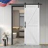 S&Z TOPHAND® 30in x 96in MDF Barn Door with 5FT