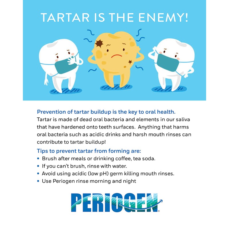 Periogen Tartar Control Toothpaste, SLS Free, Enamel Safe, Whitening Gel