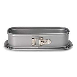 Patisse loaf springform pan with Leakproof Base, 11-3/4" (30 cm), Silver Gray Metallic Color