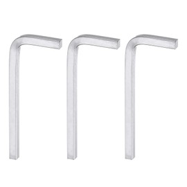 sourcing map 3pcs L-Shaped Square Head Wrench 6mm Carbon Steel L-Key 4 Points Metric Bolt Wrenches Repairing Tool for Basic Home Repair DIY Project and General Applications