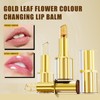 MUNIP Transferproof Color Changing Lipstick,Gold Crystal Ph Color Changing Conservation