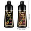 DONWELL 3-in-1 Herbal Hair Dye Shampoo-100% Grey Coverage Instant Color