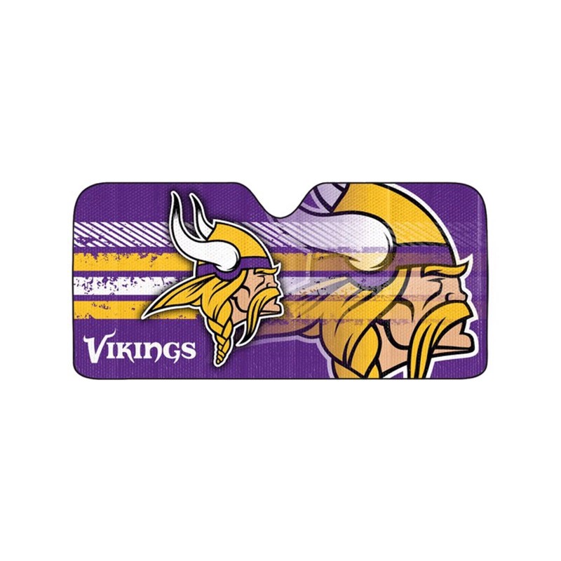 MINNESOTA VIKINGS 4pc CARPET FLOOR MATS / SUNSHADE /2pc AIR