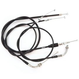 Control Cable Set Clutch Throttle Push And Pull - Compatible with Honda CB360 CB360K CB360G CB360T CJ360 CJ360T CL360 1974 1975 1976 1977