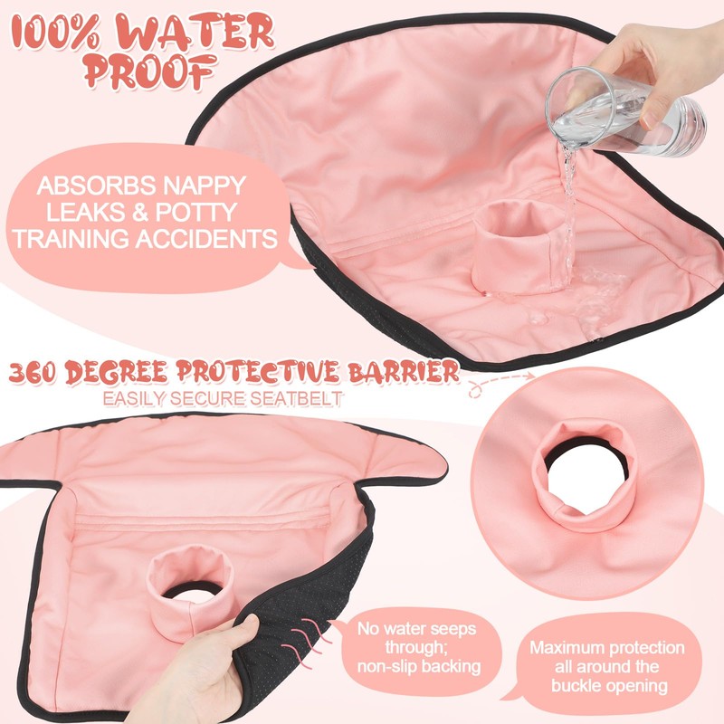 HunnmingRe 2 Pack Floral Car Seat Protector for Potty Training