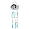 Premier Kites 81107 Tropical Fish Glass Chime/Wind Bells, Banded Humbug