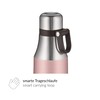alfi City Bottle Loop 700 ml, Pink, Stainless Steel Drinking