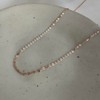 9ct Rose Gold Hammered Trace Chain 20 Inches
