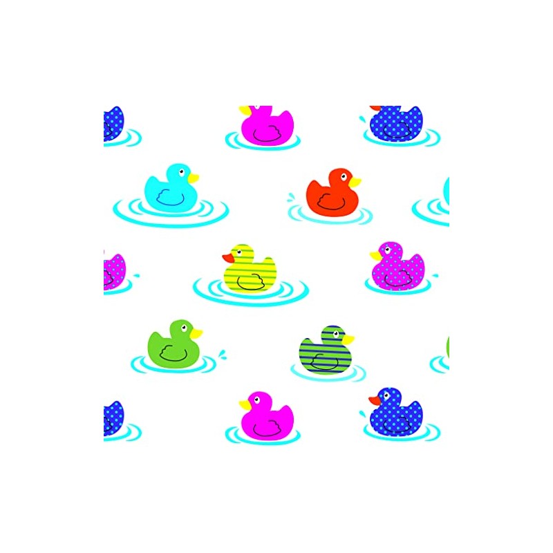 Vinylla TechXtyle PEVA Shower Curtain 180x200cm Multi-colour Ducks