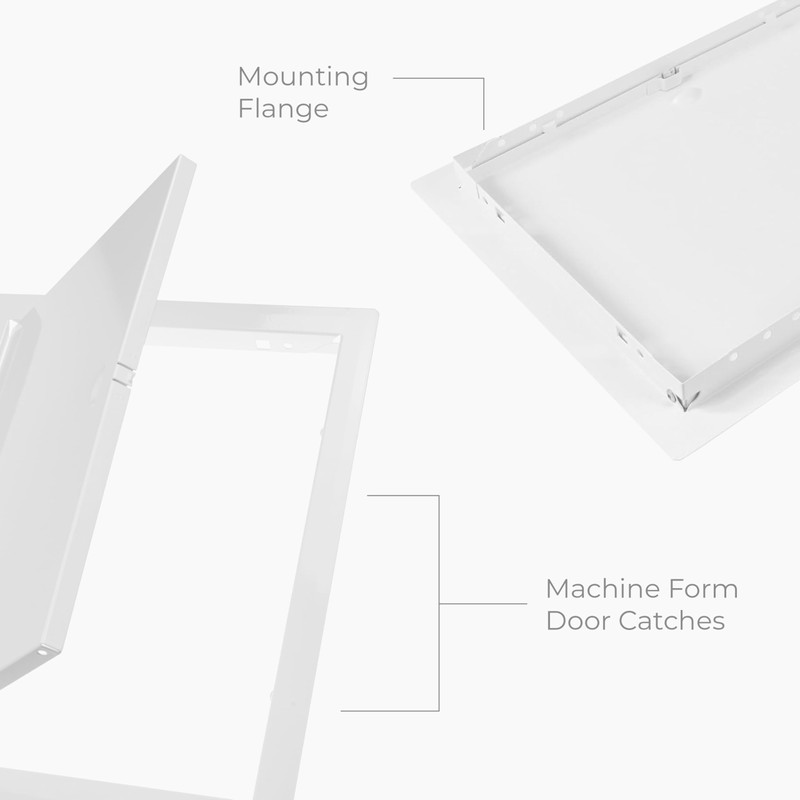 HVAC OV 12 x 24 Inch Metal Access Panel for