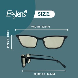 Eaglens.54 Blue Light Blocking photochromic Glasses for TV Phone Computer Gaming Screen sunglasses Anti Eyestrain UV