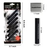 XQIGI Compressed Charcoal Sticks 6 PCS, Kneaded Rubber Erasers Large