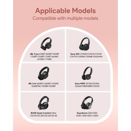 Headphone Case Soft for JBL Tune 510BT/520BT/500BT/720BT/Sony WH-CH520/510/720/710, Ultra-Thin Headphone Case,Soft Shell Travel Protective Carrying Cover Storage Bag (pink)