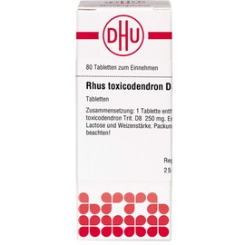 DHU Rhus Toxicodendron D8 Tablets, Pack of 80 Tablets