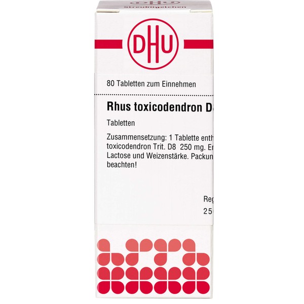 DHU Rhus Toxicodendron D8 Tablets, Pack of 80 Tablets