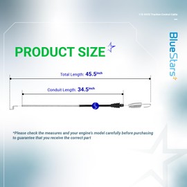 BlueStars 115-8435 Traction Control Cable - for Toro 20332 20333 20334 20337 20340 20352 20363 20372 20373 20374 20376 20955 20956 20958 Recycler 22'' Self Propelled Lawn Mowers - Replaces 290-941