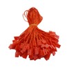 7" 1000Pcs Red Hang Tag String Nylon String Snap Lock
