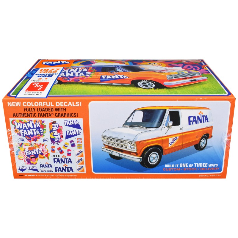 DCD Skill 2 Model Kit 1977 Ford Custom Van 'Fanta'