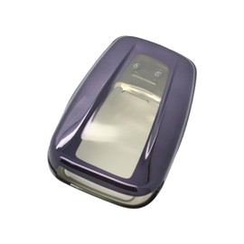 BROVACS Soft TPU Case Shell Cover Protector Holder Compatible with TOYOTA Camry Corolla Avalon C-HR Prius RAV4 Smart Remote Key Fob 2 3 4 Button SV9410 Dark Purple