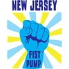 CafePress New Jersey FIST Pump 5.5" Round Car Magnet Magnetic