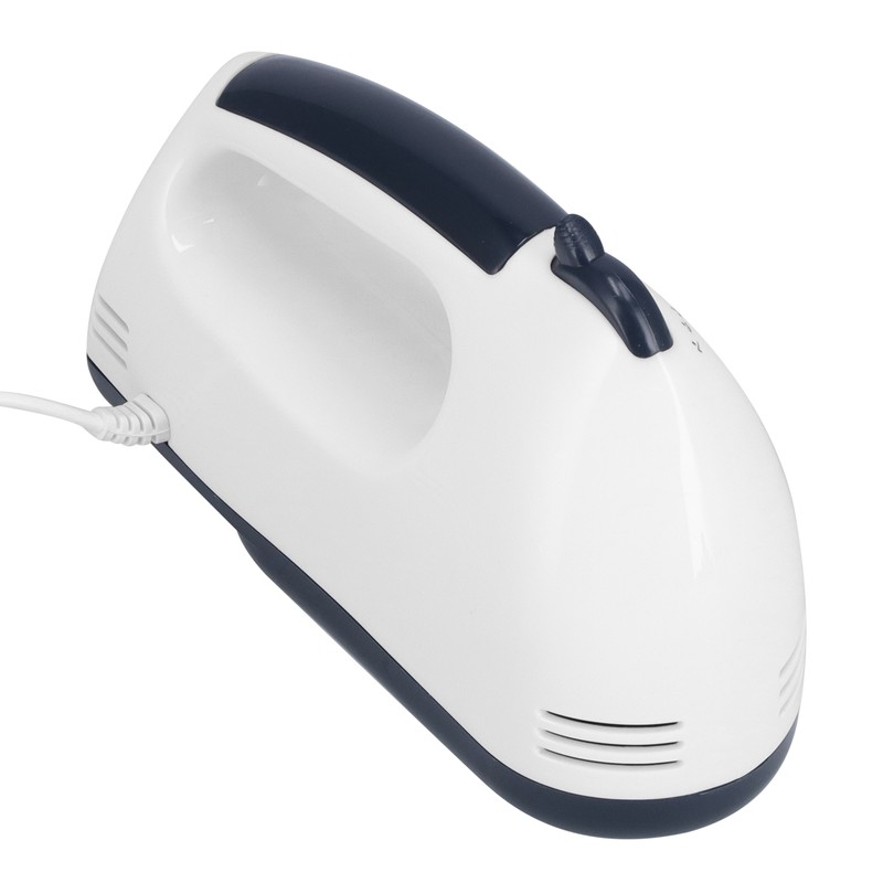 Hand Mixer Portable 7 Gears Lightweight White Stainless Steel Electric